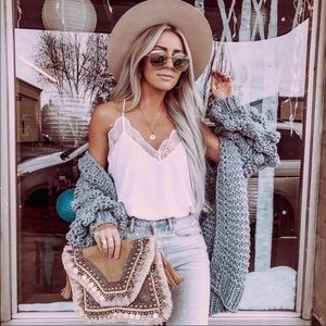 Vici Tender Loving Grey Cardigan/ size m/l